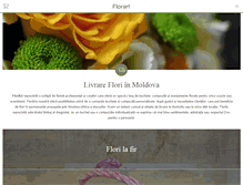 Tablet Screenshot of florart.md